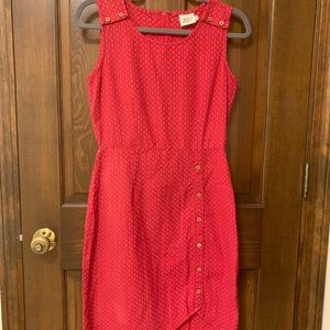 Mata Trader’s midi red sundress